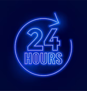 24 Hours Support